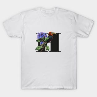 Botanical Alphabet H T-Shirt